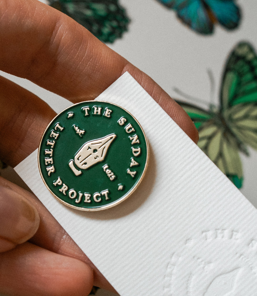 The Sunday Letter Project Enamel Pin