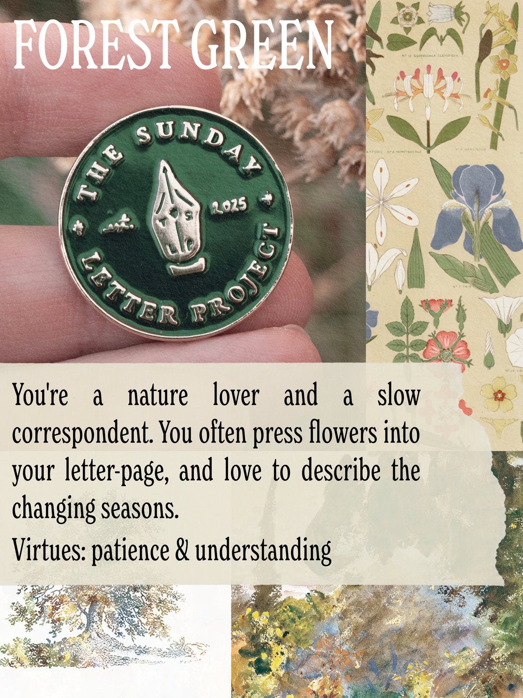 The Sunday Letter Project Enamel Pin