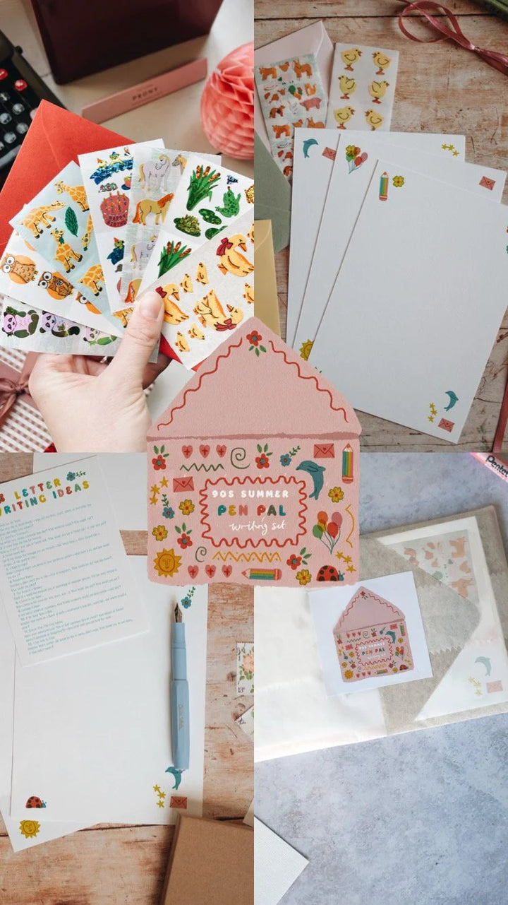 Double Pack: 90s Summer Pen Pal writing set