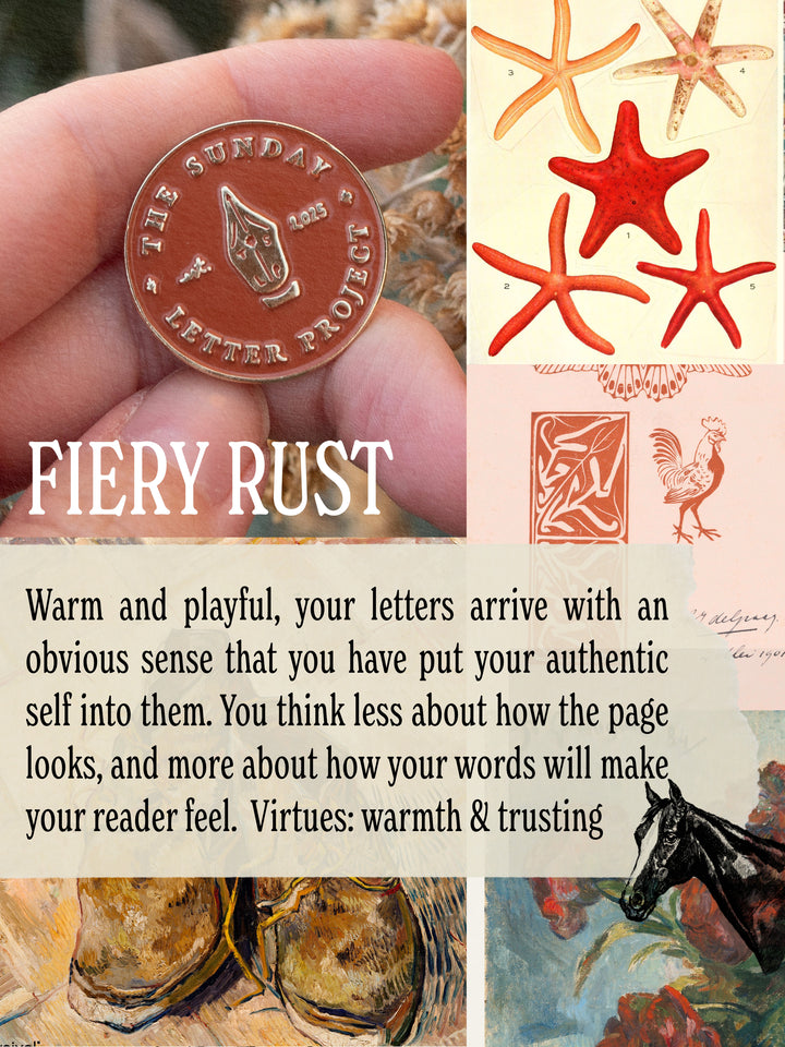 The Sunday Letter Project Enamel Pin