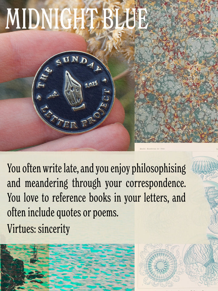 The Sunday Letter Project Enamel Pin