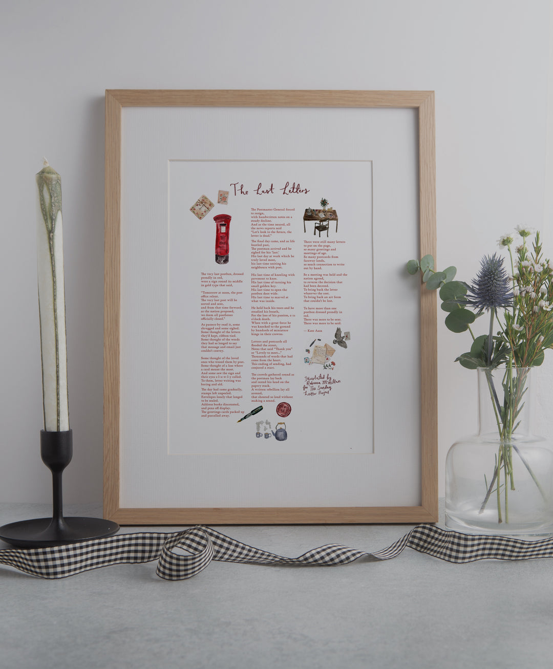 Printable Poem, The Last Letters by Kate Aasa