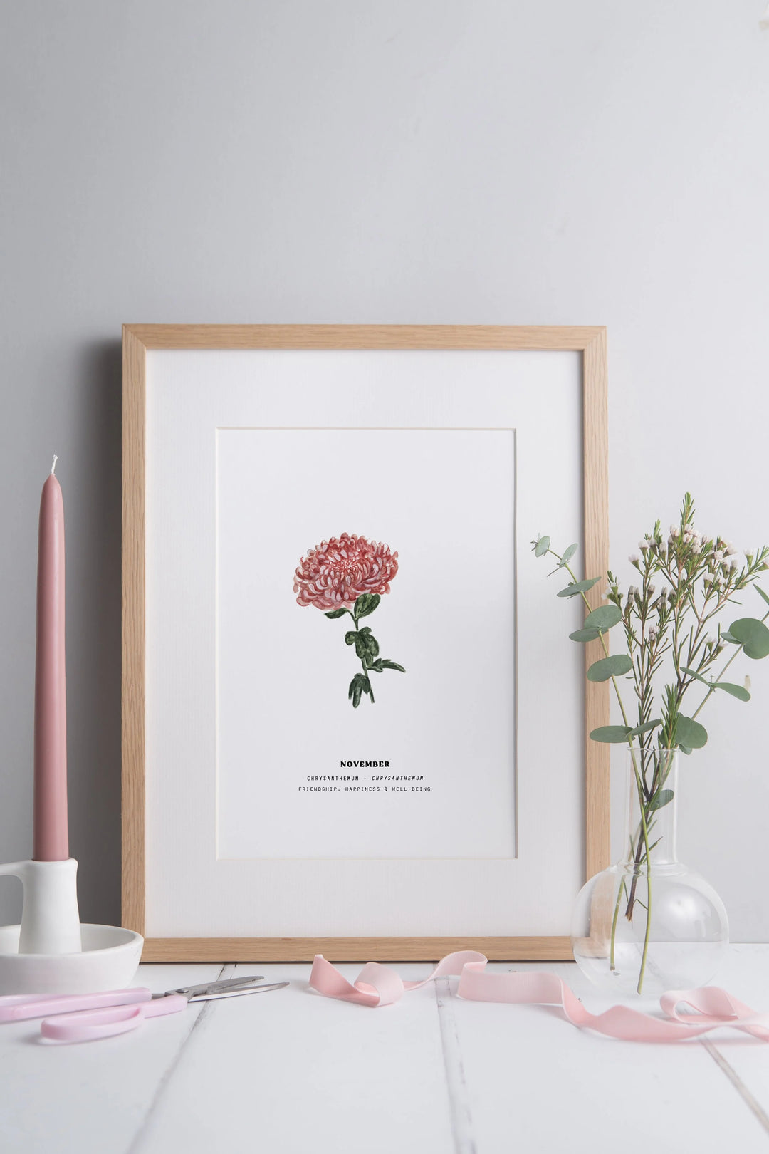 Set of 3 Birth Month Flower Prints