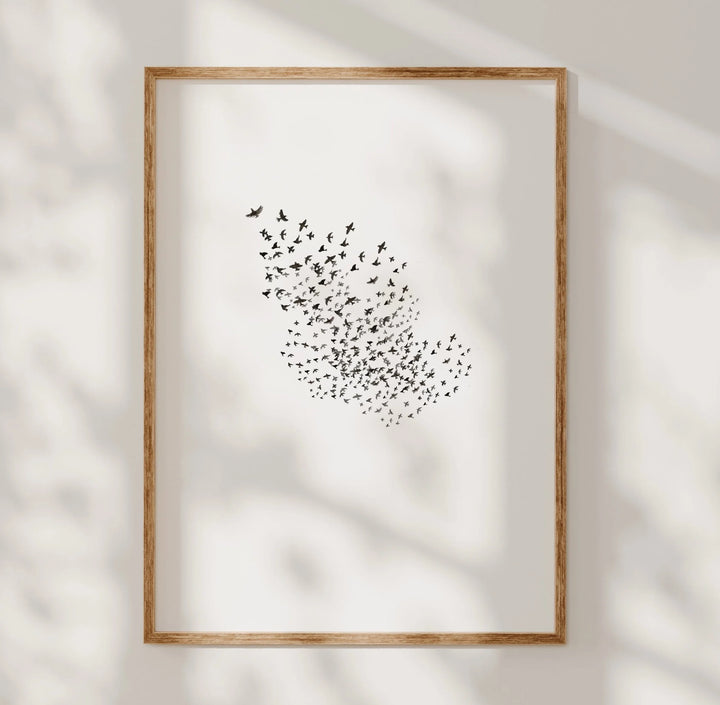 Starling Murmuration Print