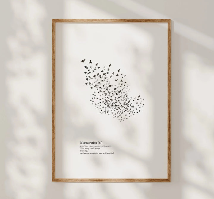 Starling Murmuration Print