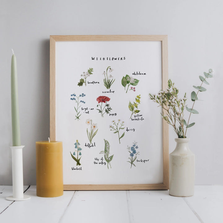 Little Wildflowers Art Print