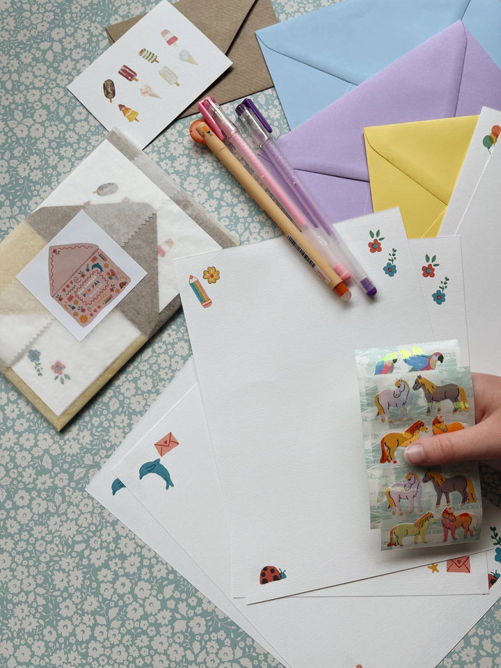 90s Summer Pen Pal writing set