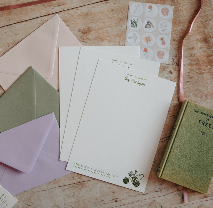 Printable Letterhead Writing Paper - The Sunday Letter Project