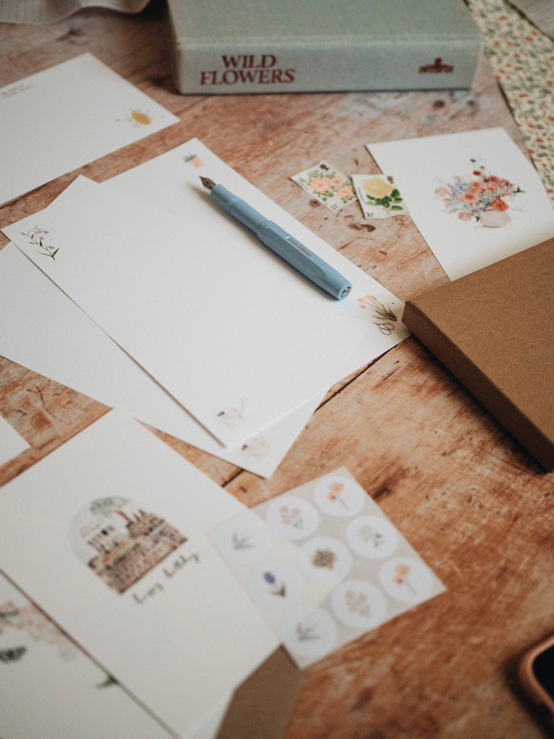 Spring Garden Writing Paper