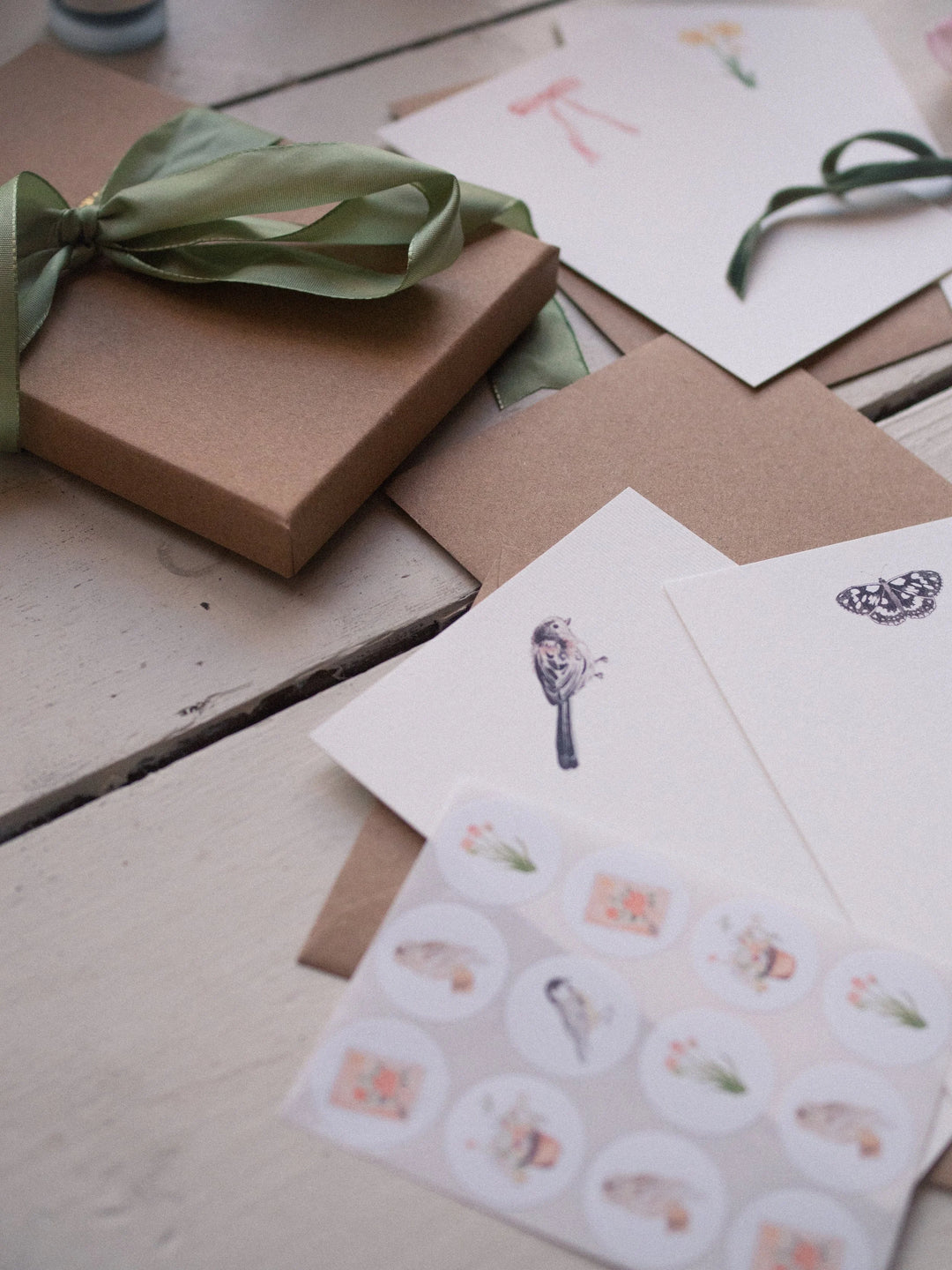 Spring Flutter Notecards