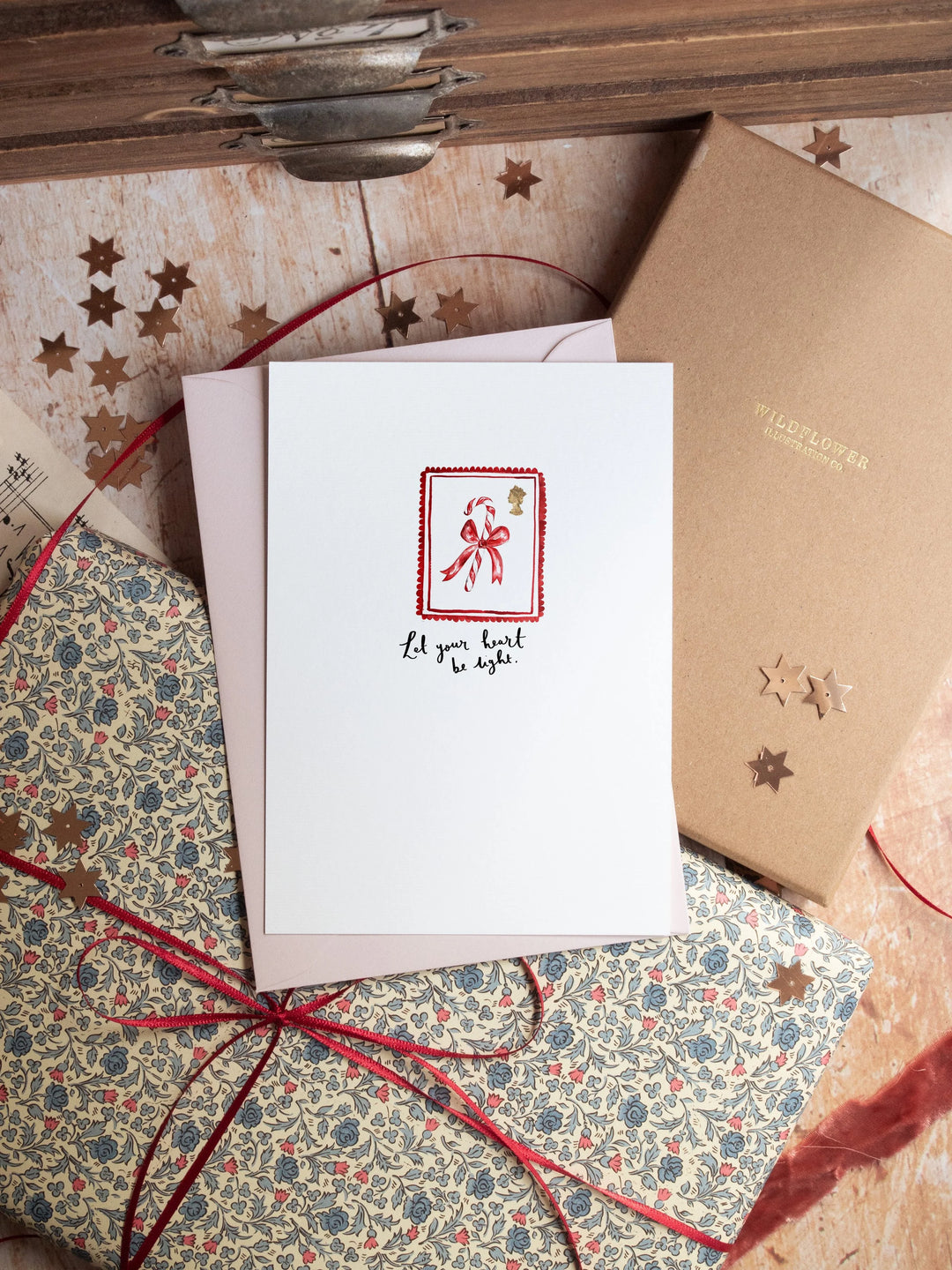 Merry Christmas Stamp - Candy Cane