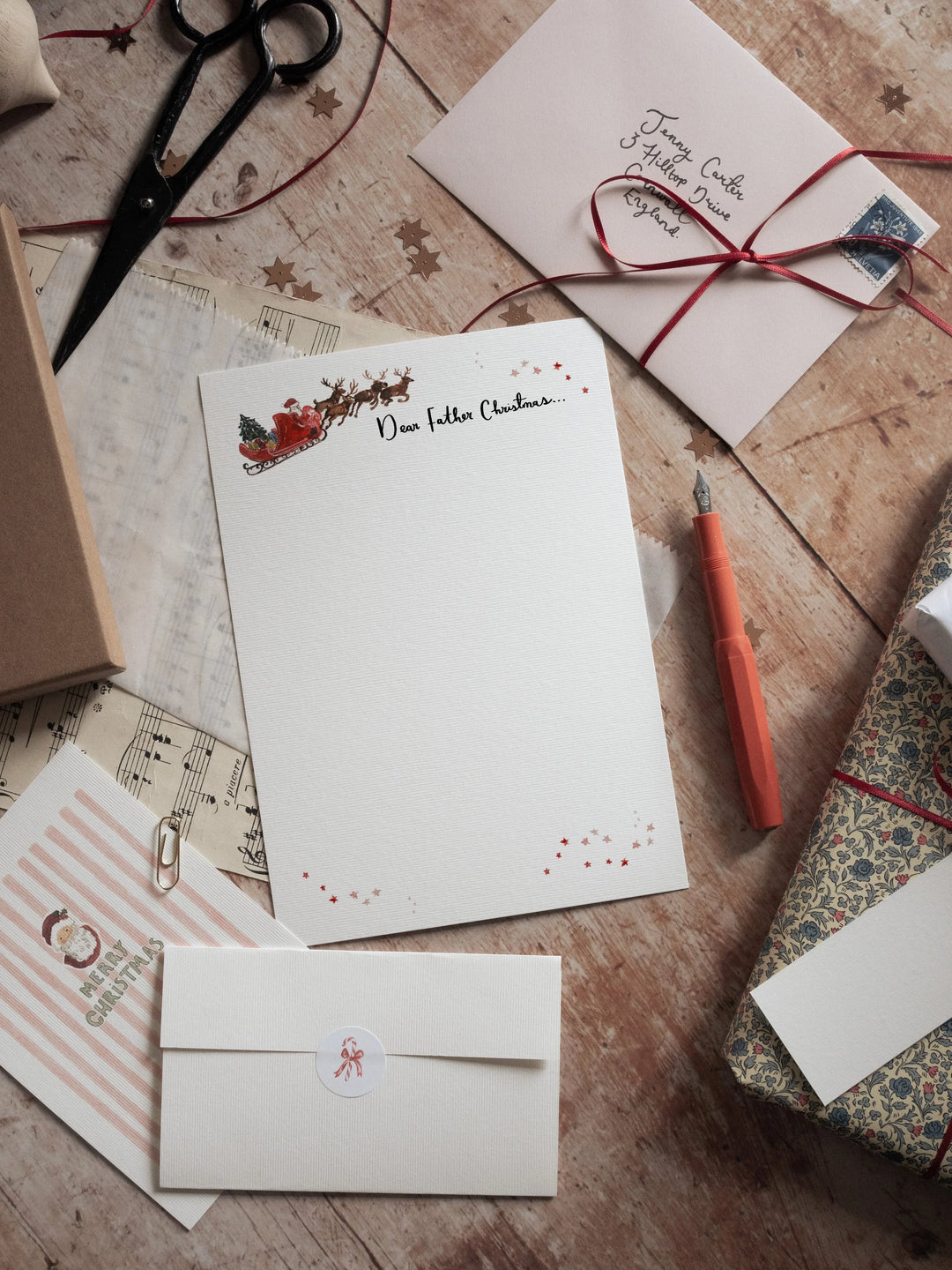Father Christmas & Sleigh Writing Paper - Letter to Father Christmas (Copy)