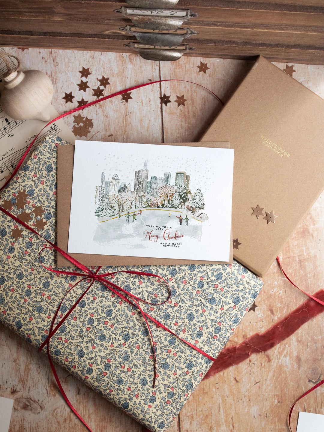 New York Skating Card (single)