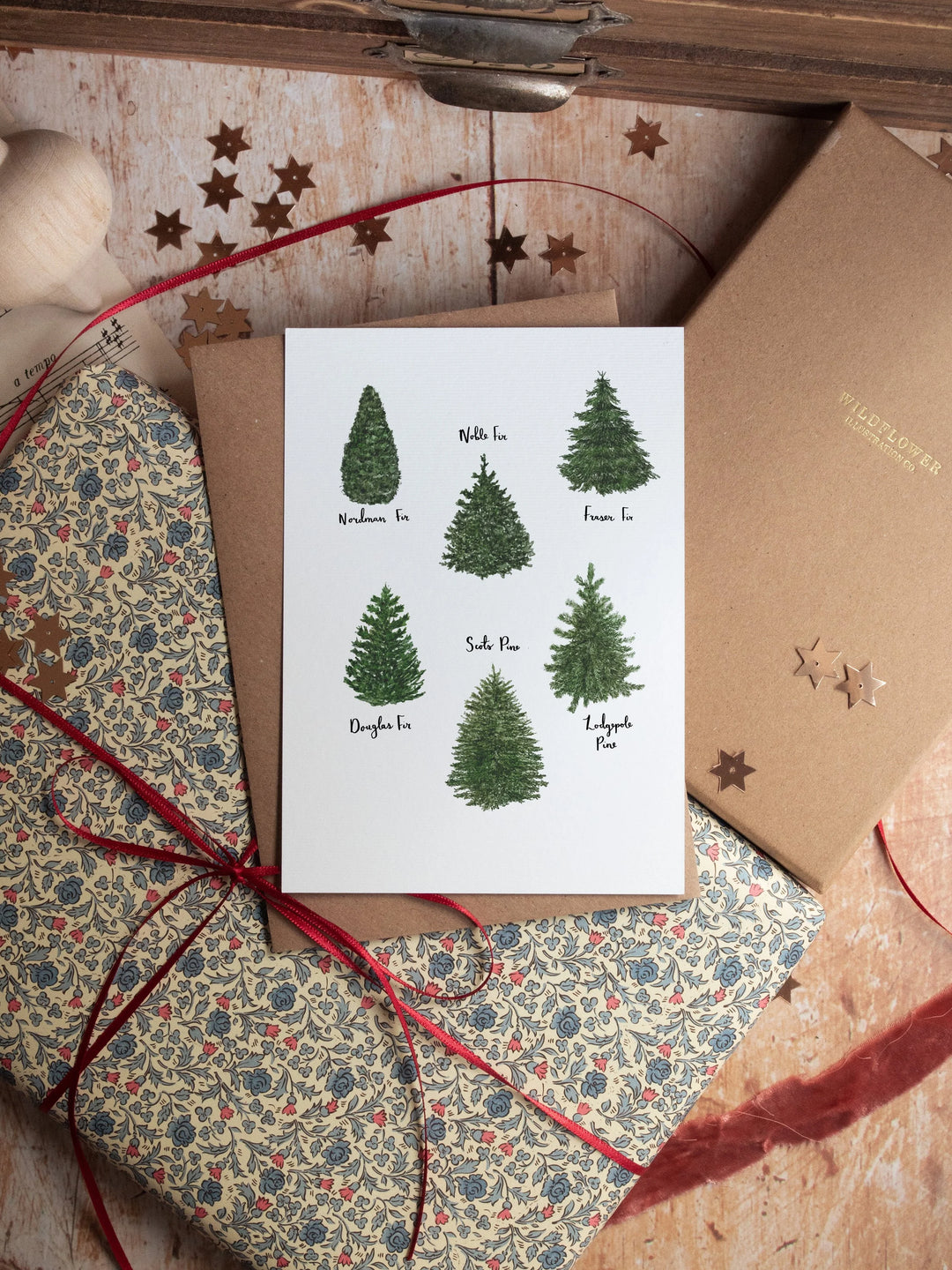 Types of Christmas Tree Card